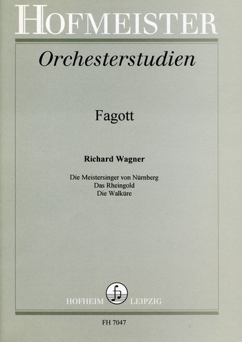 Orchesterstudien Fagott&nbsp;&nbsp;&nbsp;&nbsp;