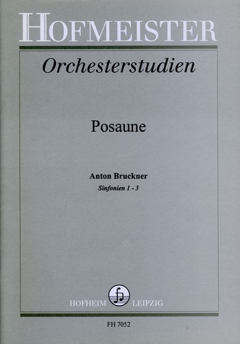 Orchesterstudien Posaune&nbsp;&nbsp;Sinfonien Nr.1-3&nbsp;&nbsp;
