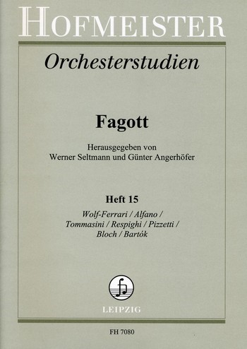 Orchesterstudien Fagott Band 15&nbsp;&nbsp;&nbsp;&nbsp;