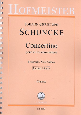 Concertino pour le cor cromatique&nbsp;&nbsp;für Horn und Orchester&nbsp;&nbsp;Partitur