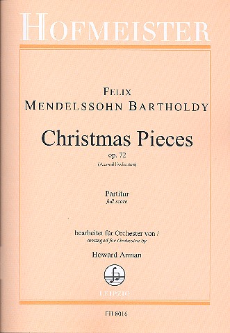 Christmas Pieces op.72 (Auswahl)&nbsp;&nbsp;für Orchester&nbsp;&nbsp;Partitur