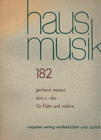 Duo C-Dur  Flöte und Violine  Spielpartitur
