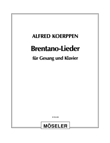 Brentano-Lieder  Mezzo-Sopran (Bariton) und Klavier  