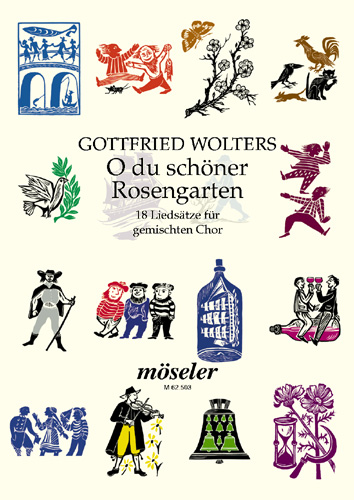 O du schöner Rosengarten&nbsp;&nbsp;für gem Chor a cappella&nbsp;&nbsp;Partitur