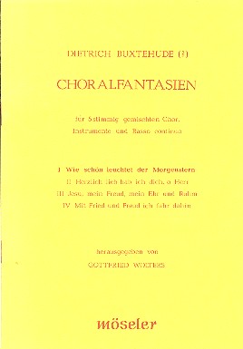 Wie schön leuchtet der Morgenstern&nbsp;&nbsp;für gem Chor, Streicher und Bc&nbsp;&nbsp;Partitur