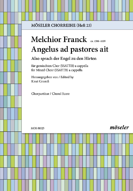 Angelus ad pastores ait  gemischter Chor (SSATTB)  Chorpartitur