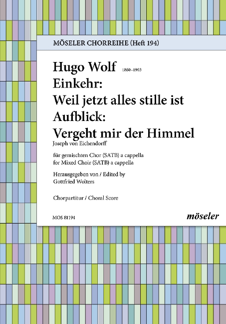 Aufblick / Einkehr  gemischter Chor (SATB)  Chorpartitur