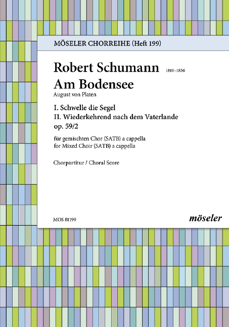 Am Bodensee op. 59,2  gemischter Chor (SATB)  Chorpartitur