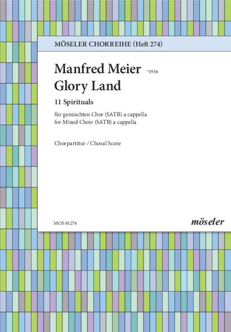Glory Land&nbsp;&nbsp;für gem Chor a cappella&nbsp;&nbsp;Partitur