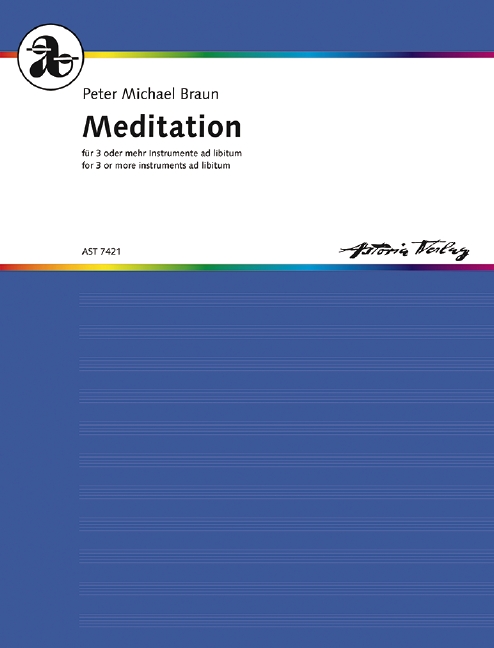 Meditation  für 3-x Instrumente  Partitur und Stimmen