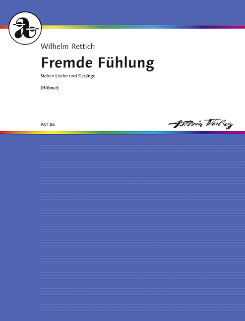 Fremde Fühlung op.107  für Bariton, Violoncello und Klavier  Partitur
