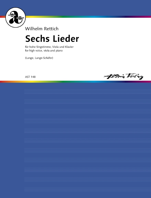 Sechs Lieder op. 176  für hohe Stimme, Bratsche und Klavier  