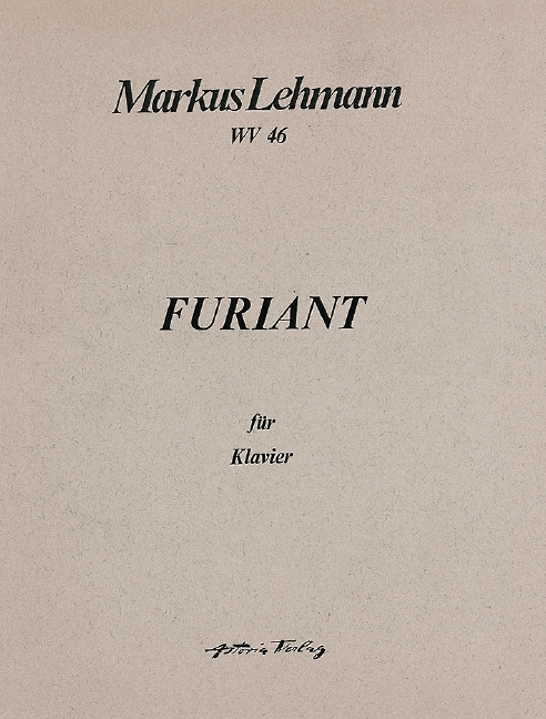 Furiant WV 46  für Klavier  