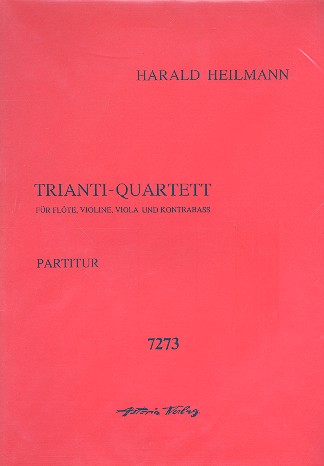 Trianti-Quartett op.155  für Flöte, Violine, Viola und Kontrabass  Partitur und Stimmen