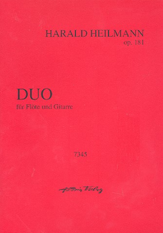 Duo op.181  für Flöte und Gitarre  Partitur und Stimme