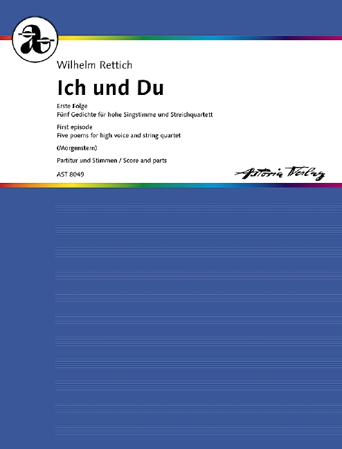 Ich und Du op. 25  für eine Singstimme und Streichquartett, Es-Dur  