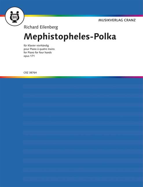 Mephistopheles-Polka op. 171  für Klavier 4-händig  