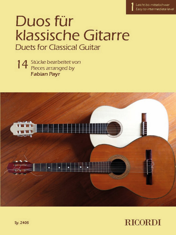 Duos für klassische Gitarre Band 1&nbsp;&nbsp;für 2 Gitarren&nbsp;&nbsp;Spielpartitur