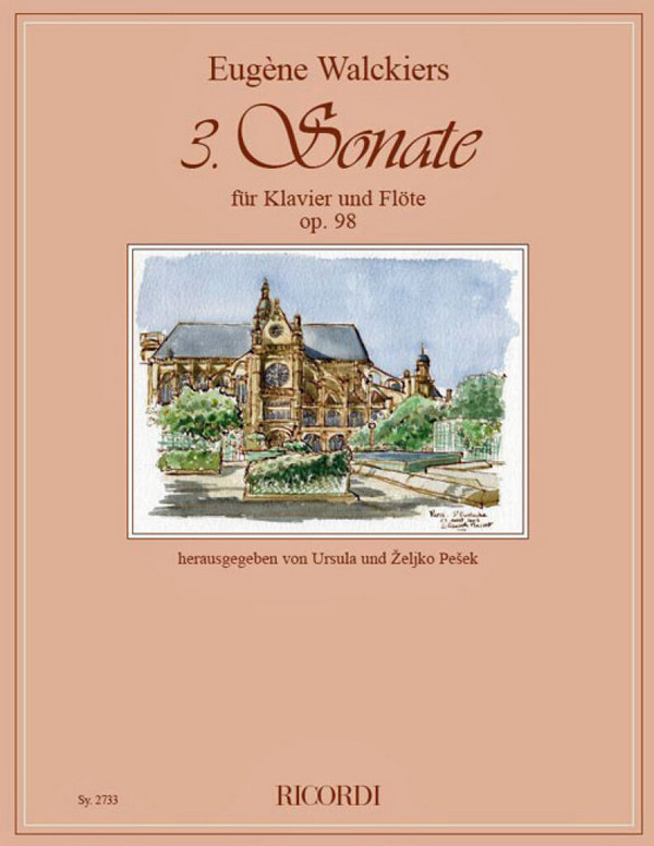 Sonate Nr.3 op.98 für Flöte und Klavier    