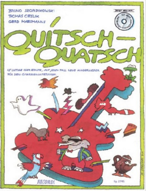 Quitsch-Quatsch (+CD)&nbsp;&nbsp;für Gitarre&nbsp;&nbsp;