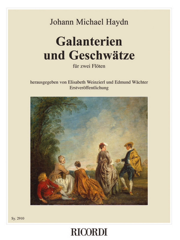 Galanterien und Geschwätze  für 2 Flöten  Spielpartitur