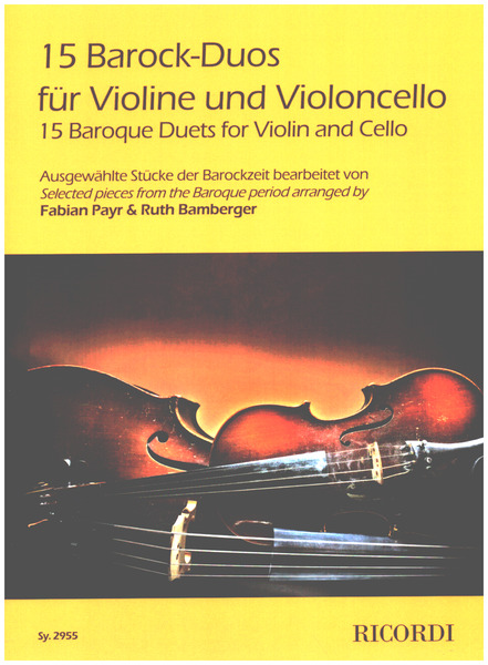 15 Barock-Duos  für Violine und Violoncello  