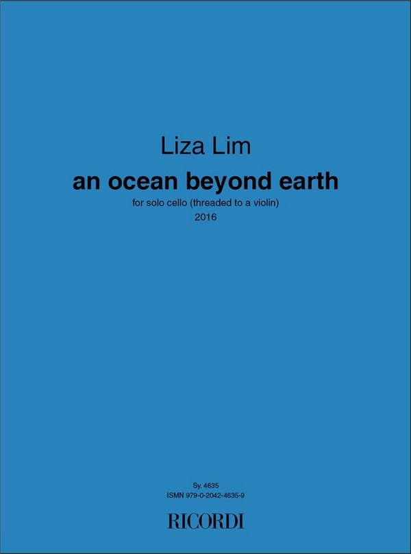 An ocean beyond earth  for violoncello  