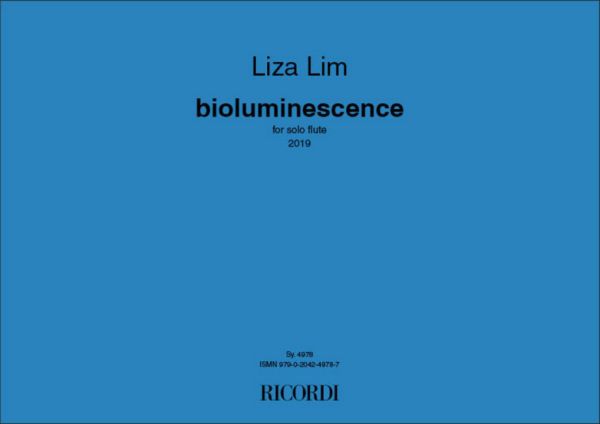 Bioluminescence  for solo flute   