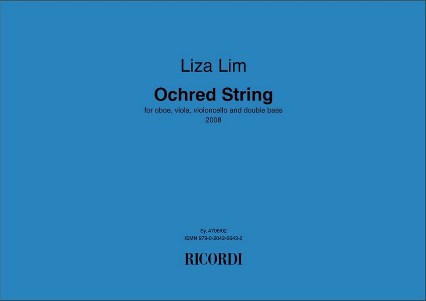 Ochred String  for oboe, viola, violoncello and double bass  score and parts