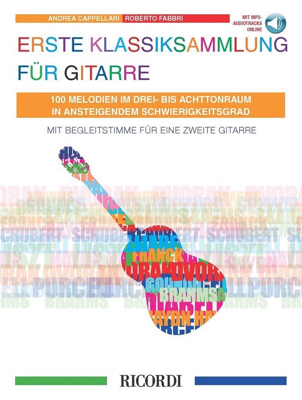 Erste Klassiksammlung (+Online Audio)&nbsp;&nbsp;für Gitarre&nbsp;&nbsp;