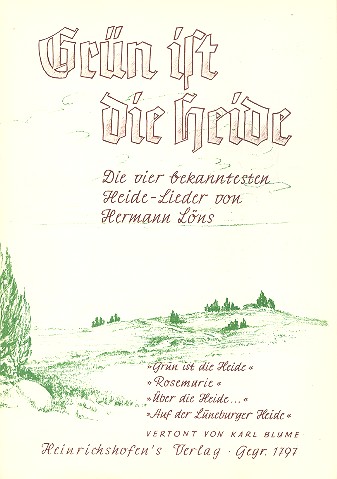 4 Heidelieder  für Gesang und klavier  