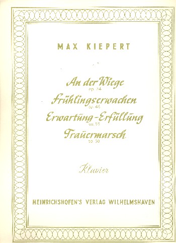 4 Stücke:  für Klavier  