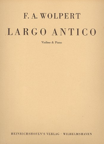 Largo antico aus op.18  für Violine und Klavier  