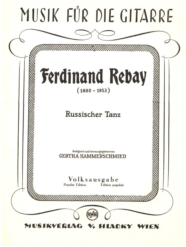 Russischer Tanz&nbsp;&nbsp;für Gitarre&nbsp;&nbsp;