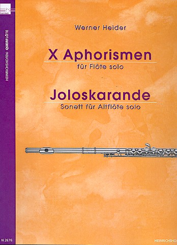 2 Stücke für Flöte (Altflöte)    