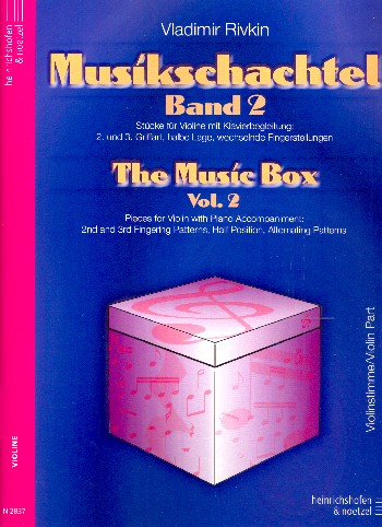 Die Musikschachtel Band 2&nbsp;&nbsp;für Violine und Klavier&nbsp;&nbsp;Violine