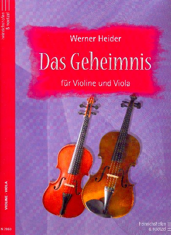 Das Geheimnis  für Violine und Viola  Partitur und Stimme