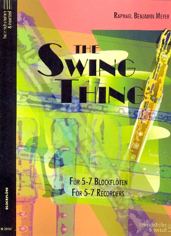 The Swing Thing  für 5-7 Blockflöten (SATTB (GbSb))  Partitur