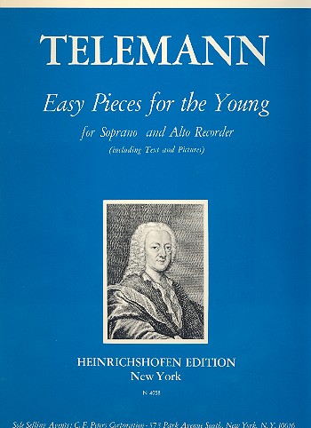 Easy Pieces for the young for 2 recorders (SA)&nbsp;&nbsp;score&nbsp;&nbsp;