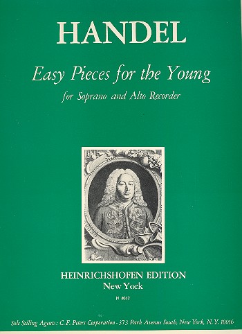 Easy Pieces for the Young&nbsp;&nbsp;for 2 recorders (SA)&nbsp;&nbsp;score