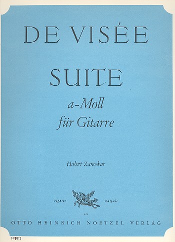 Suite a-Moll  für Gitarre  