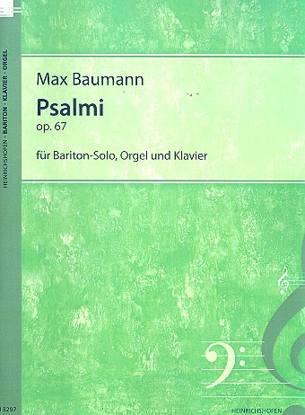 Psalmi op.67 für Bariton, Klavier und Orgel&nbsp;&nbsp;Partitur&nbsp;&nbsp;