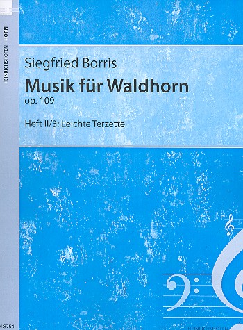 Musik für Waldhorn op.109 Band 2,3  für 3 Hörner  Spielpartitur,  Archivkopie