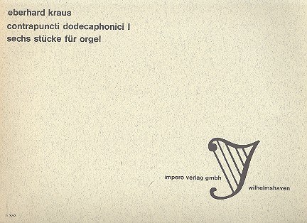 Contrapuncti dodecaphonici 1 für  Orgel  