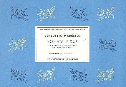Sonata F-dur für Alt-Blockflöte (Querflöte)&nbsp;&nbsp;und Bc&nbsp;&nbsp;