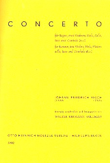 Concerto  für Fagott und Streichorchester  Studienpartitur