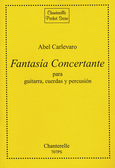Fantasia Concertante  para guitarra, cuerdas y percusión  study score