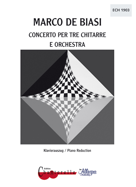 De Biasi, Marco Concerto per tre chitarre e orquestra&nbsp;&nbsp;for 3 Guitars and Piano&nbsp;&nbsp;