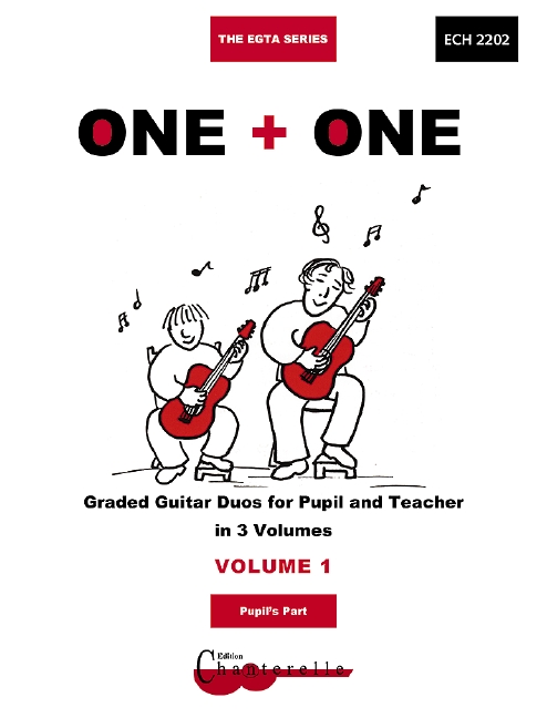 One and one for 2 guitars vol.1&nbsp;&nbsp;For 2 guitars&nbsp;&nbsp;Pupil's part