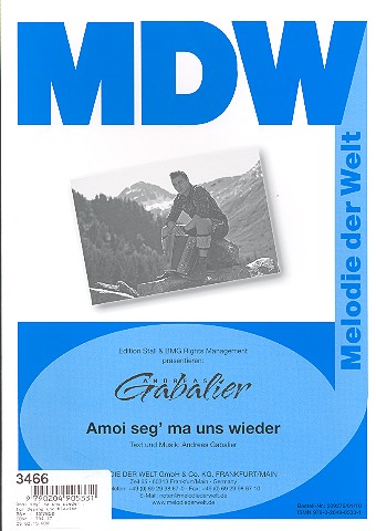 Amoi seg' ma uns wieder  für Gesang und Klavier  Einzelausgabe